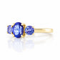 Lucy, a Tanzanite Trilogy Ring - Victoria's Jewellery
