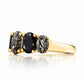 Queen, a Black Rutile and Spinel Ring - Victoria's Jewellery