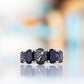 Queen, a Black Rutile and Spinel Ring