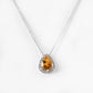 Sage, Citrine and Diamond Pendant - Victoria's Jewellery