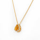 Sage, Citrine and Diamond Pendant