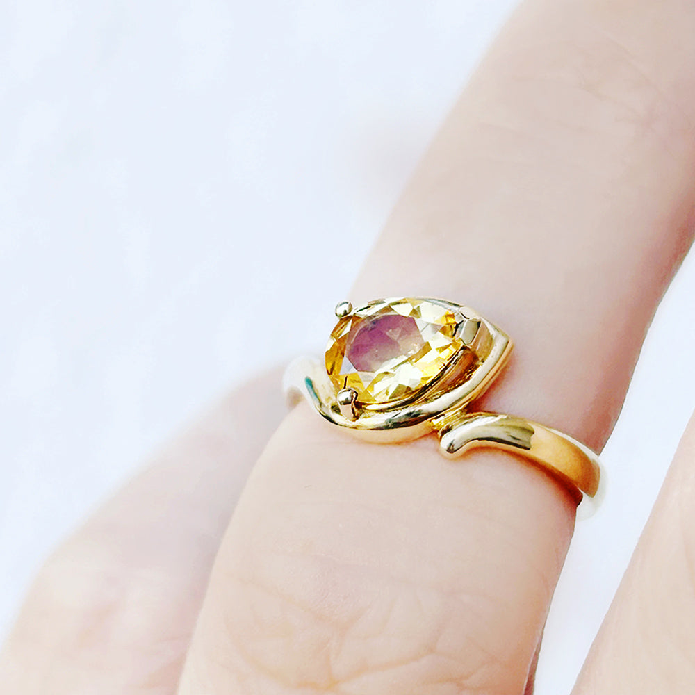Kaye, a Citrine Ring