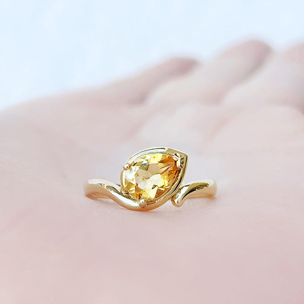 Kaye, a Citrine Ring