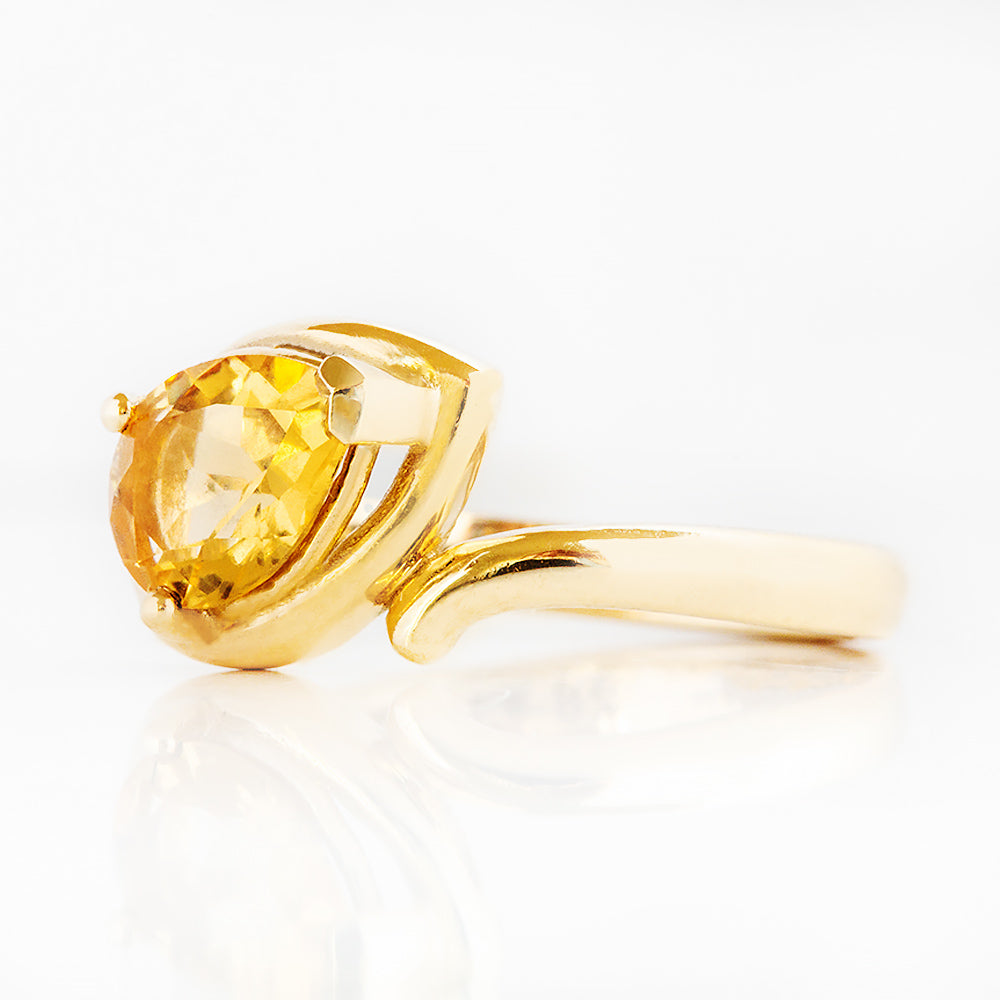 Kaye, a Citrine Ring