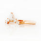 Kate, a Pear cut Lab Diamond Wedding Band - Victoria's Jewellery