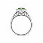 Callie, a Green Tourmaline and Diamond Ring
