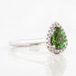Callie, a Green Tourmaline and Diamond Ring - Victoria's Jewellery
