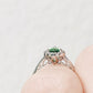 Callie, a Green Tourmaline and Diamond Ring - Victoria's Jewellery