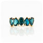 The North-South London Blue Topaz Half Eternity Ring - 2.0