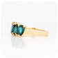 The North-South London Blue Topaz Half Eternity Ring - 2.0