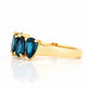 The North-South London Blue Topaz Ring - Victoria's Jewellery