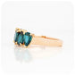 The North-South London Blue Topaz Half Eternity Ring - 2.0