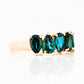 The North-South London Blue Topaz Half Eternity Ring