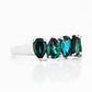 The North-South London Blue Topaz Half Eternity Ring