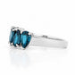 The North-South London Blue Topaz Ring - Victoria's Jewellery