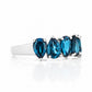 The North-South London Blue Topaz Ring - Victoria's Jewellery