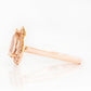 Mirabel, Morganite and Lab Diamond Ring