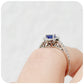 Pear cut Tanzanite and Diamond Engagement Ring - Victoria's Jewellery