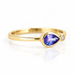 Jade, Tanzanite and Lab Diamond Ring - Victoria's Jewellery
