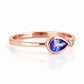 Jade, Tanzanite and Lab Diamond Ring - Victoria's Jewellery