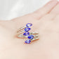 Ciela, a Tanzanite Shooting Star Ring - Victoria's Jewellery