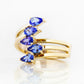Ciela, a Tanzanite Shooting Star Ring - Victoria's Jewellery