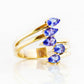 Ciela, a Tanzanite Shooting Star Ring - Victoria's Jewellery