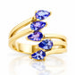 Ciela, a Tanzanite Shooting Star Ring - Victoria's Jewellery