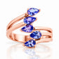 Ciela, a Tanzanite Shooting Star Ring - Victoria's Jewellery