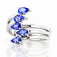 Ciela, a Tanzanite Shooting Star Ring - Victoria's Jewellery
