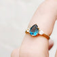 Sienna, a London Blue Topaz and Lab Diamond Trilogy Ring
