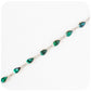 Pear cut cabochon Turquoise Tennis Bracelet - Victoria's Jewellery