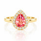 Clara, Pink Tourmaline and Diamond Ring - Victoria's Jewellery