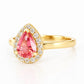Clara, Pink Tourmaline and Diamond Ring - Victoria's Jewellery