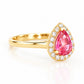 Clara, Pink Tourmaline and Diamond Ring - Victoria's Jewellery
