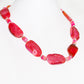 Slabs of Pink Agate and Jasper Necklace - Victoria's Jewellery
