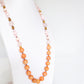 The Pink Opal, Rose Quartz and Orange Calcite Necklace with Gold Details - Victoria's Jewellery