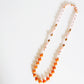 The Pink Opal, Rose Quartz and Orange Calcite Necklace with Gold Details - Victoria's Jewellery