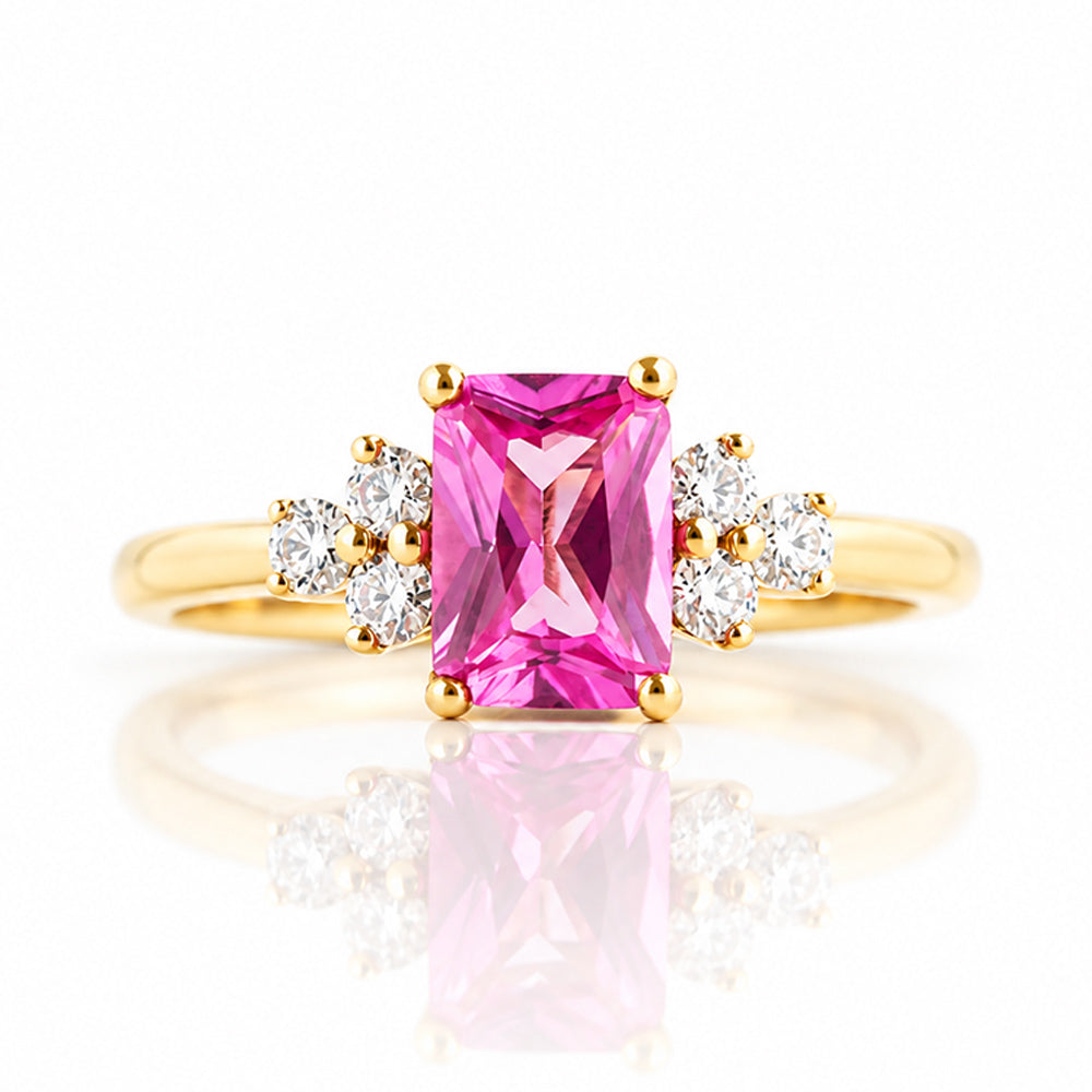 Este, a Pink Sapphire and Diamond Ring - Victoria's Jewellery