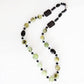 Prehnite, Onyx, Volcanic Rock and Hematite Detail Necklace - 70cm - Victoria's Jewellery