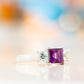 Anita, Amethyst and Topaz Trilogy Ring