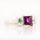 Anita, Amethyst and Topaz Trilogy Ring