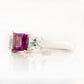 Anita, Amethyst and Topaz Trilogy Ring