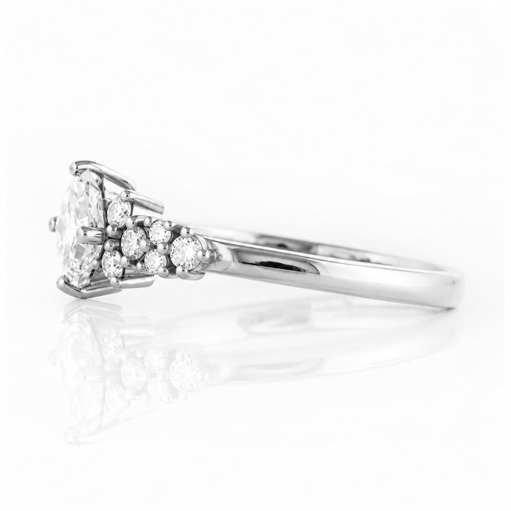 Sonet, a Princess cut Lab Diamond Ring - Victoria's Jewellery