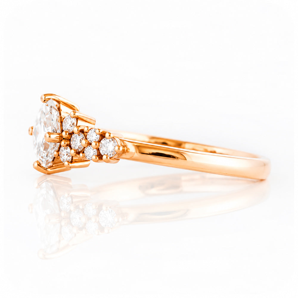 Sonet, a Princess cut Lab Diamond Ring - Victoria's Jewellery