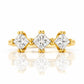 Brooklyn, a Princess cut Moissanite Ring
