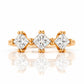 Brooklyn, a Princess cut Moissanite Ring