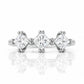 Brooklyn, a Princess cut Moissanite Ring