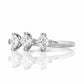 Brooklyn, a Princess cut Moissanite Ring