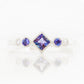 Shay, a Tanzanite and Lab Diamond Ring